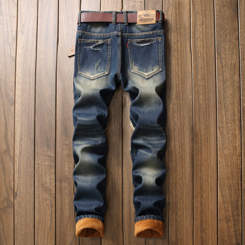 New Style Plus Cashmere Men's Jeans