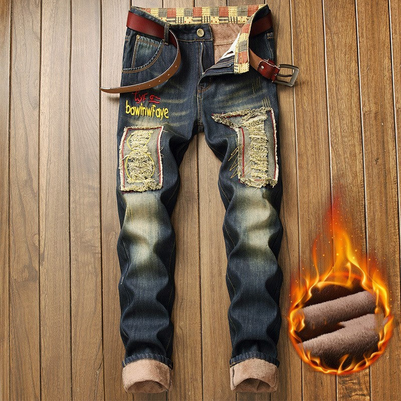New Style Plus Cashmere Men's Jeans