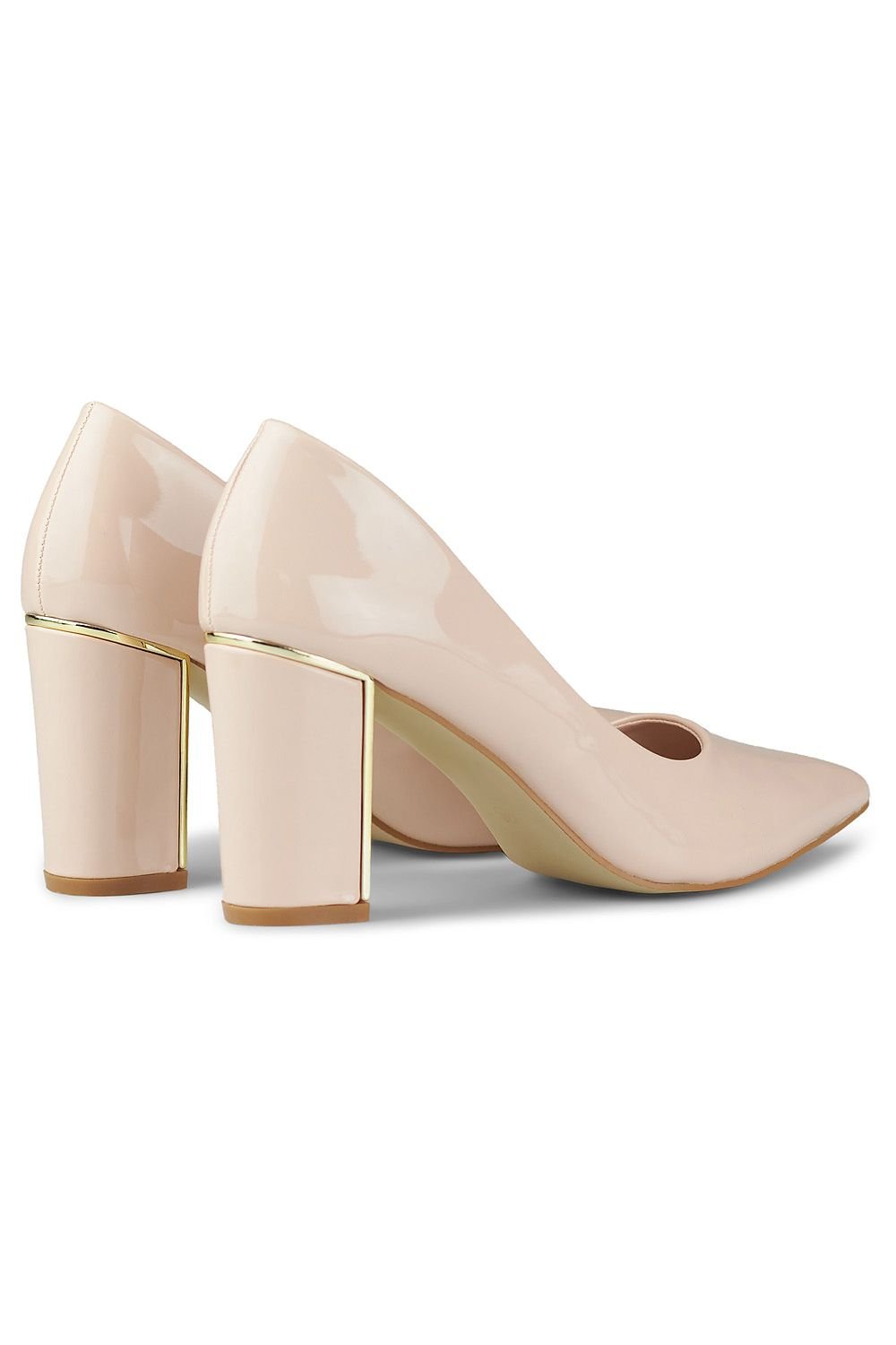 Block heel pumps model 190050