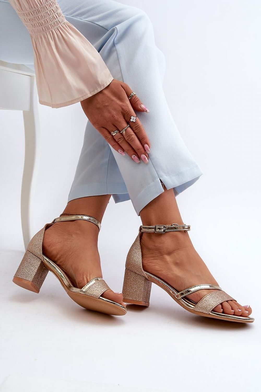 Heel sandals model 196654