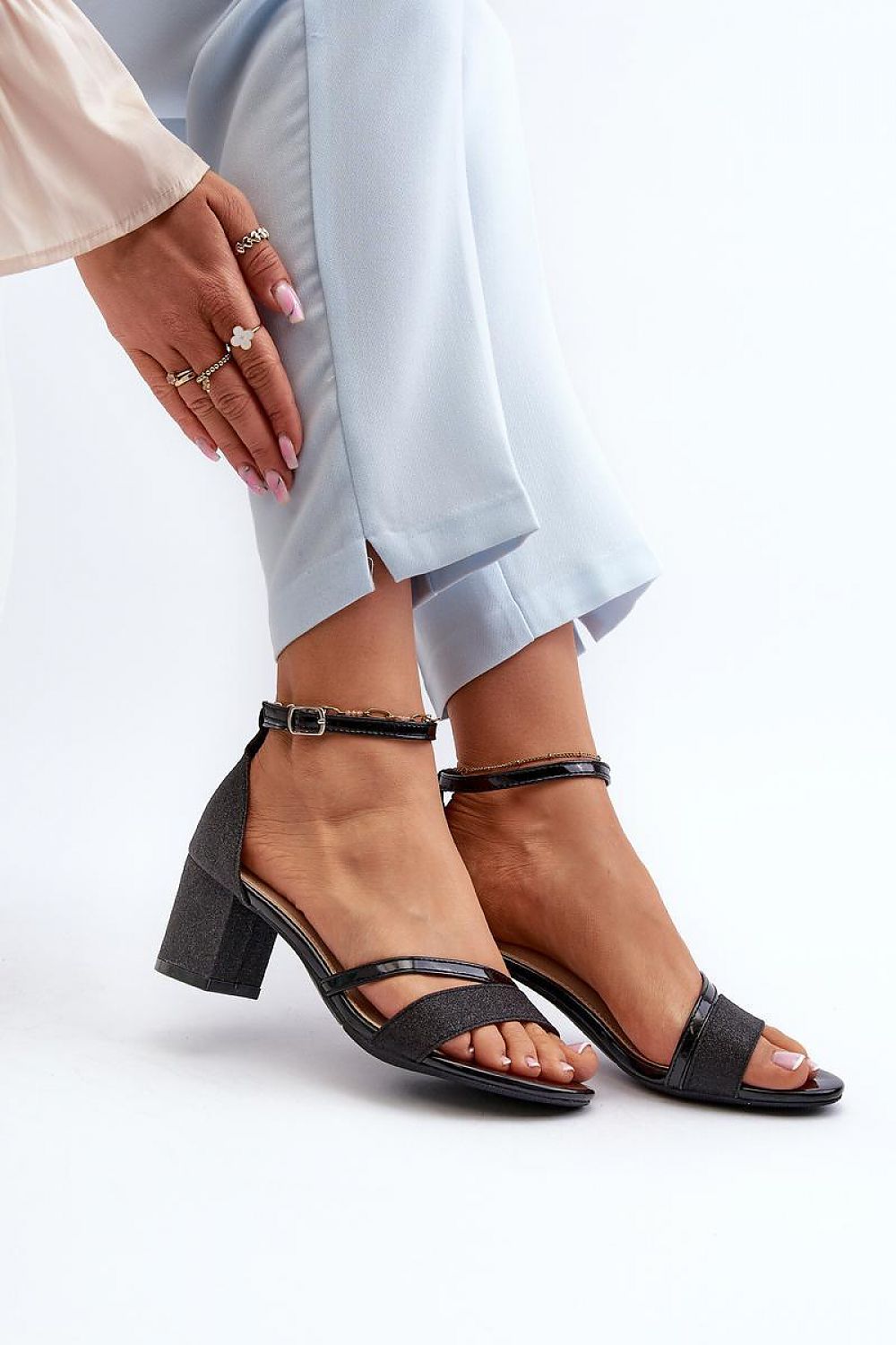 Heel sandals model 196654