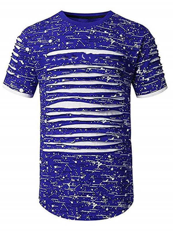 Trendy Round-Necked T-Shirts, Street Men's Wear