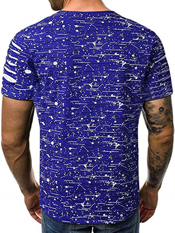 Trendy Round-Necked T-Shirts, Street Men's Wear