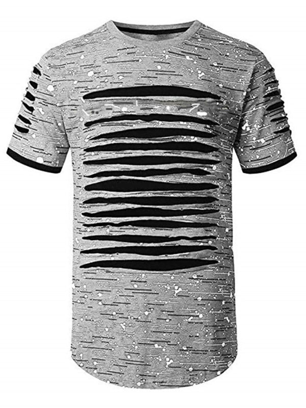 Trendy Round-Necked T-Shirts, Street Men's Wear