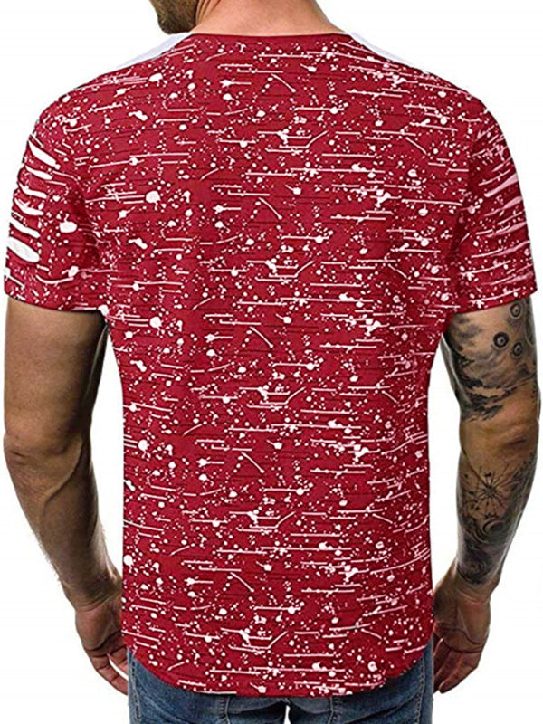 Trendy Round-Necked T-Shirts, Street Men's Wear
