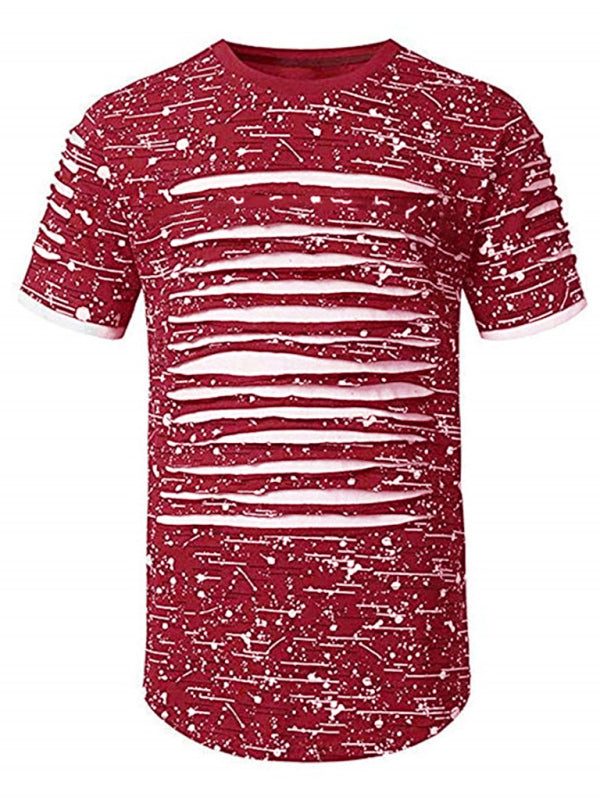 Trendy Round-Necked T-Shirts, Street Men's Wear