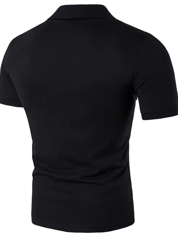Men's Polo Quick Dry Performance Tactical Pique Jersey Golf Shirt