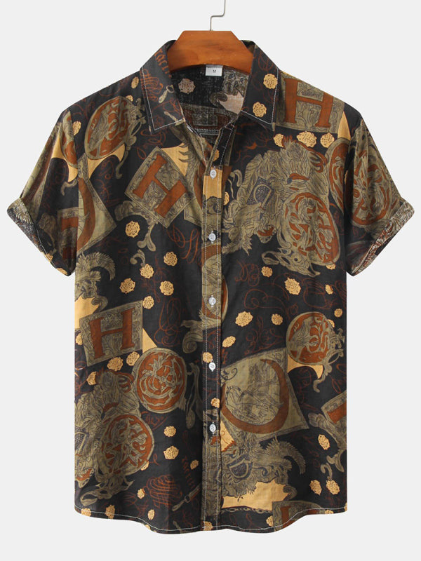 Men's Floral Short Sleeve Shirts
