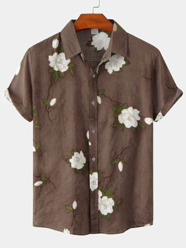 Men's Floral Short Sleeve Shirts