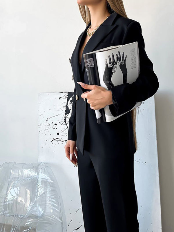 Women's fashionable temperament lapel suit