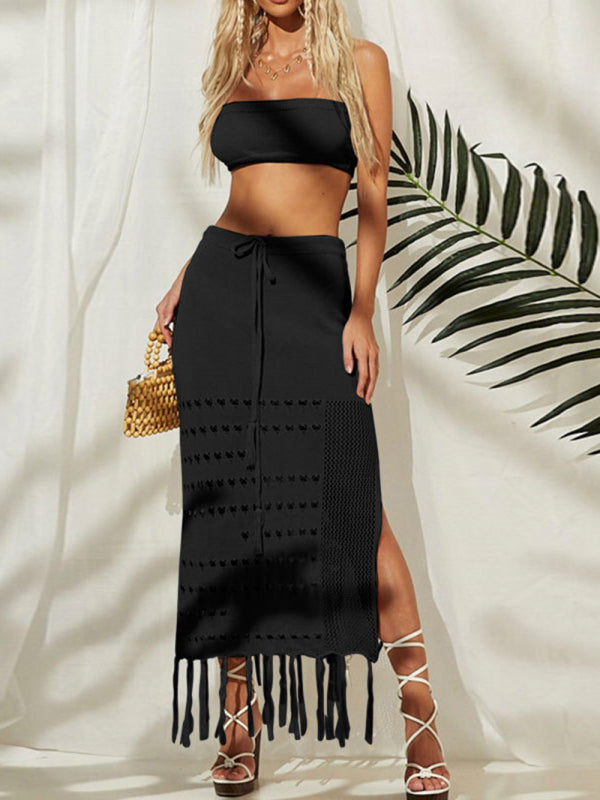Women's bikini two-piece cover-up