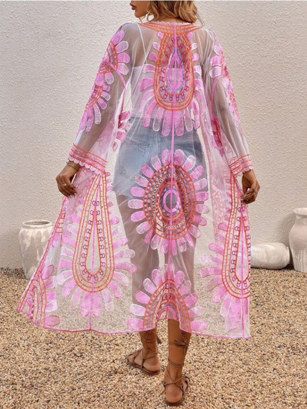New Beach Lace Cardigan Bikini Swimsuit Cover-Up