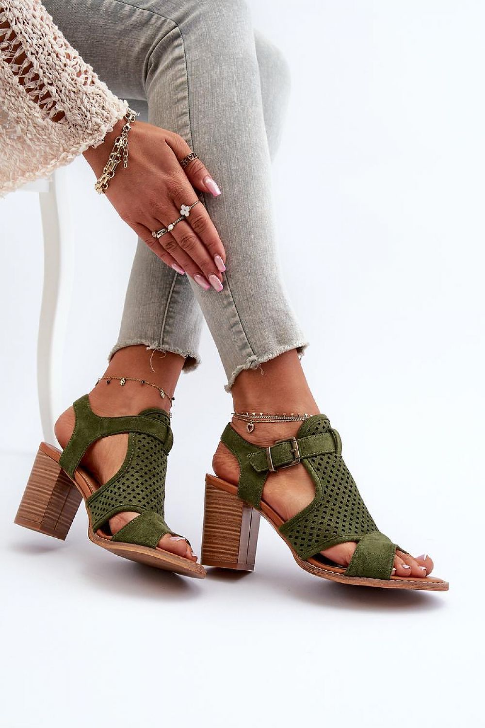 Heel sandals model 195758 Step in style