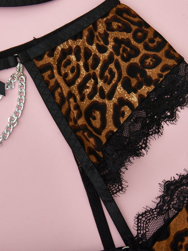 Women's Sexy Lace Mesh Lingerie Set