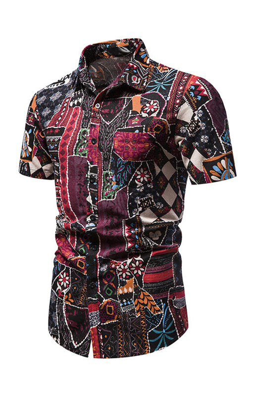 Men's Printed Short Sleeve Shirts