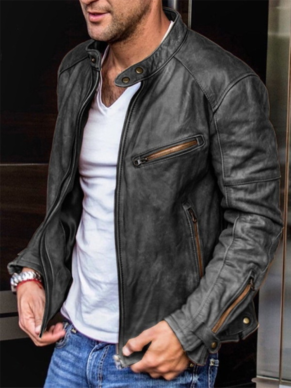 Men's PU Leather Jacket