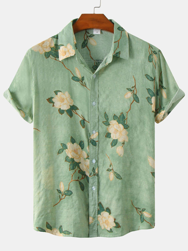 Men's Floral Short Sleeve Shirts