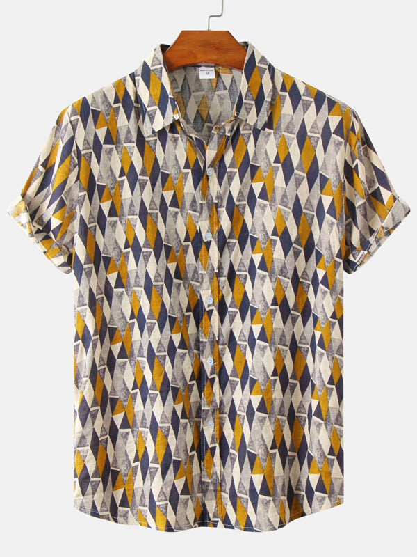 Men's Floral Short Sleeve Shirts