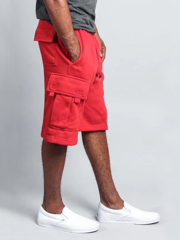 New style five-point pants casual multi-pocket loose straight-leg cargo shorts