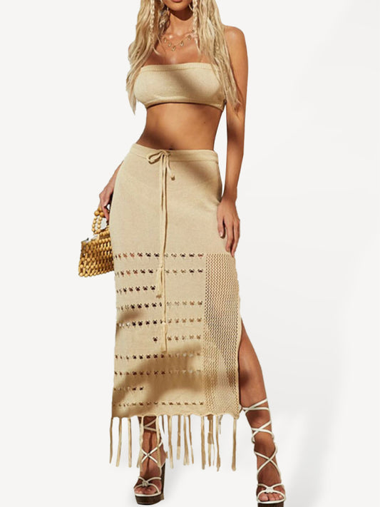 Women's bikini two-piece cover-up